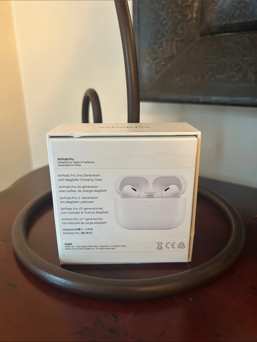 Apple AirPods Pro (2nd Generation) Original Empty Retail Box & Inserts Only